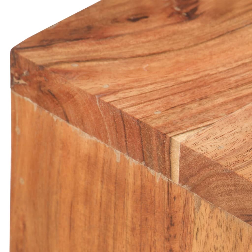 Wall Mounted Skateboard Holder 25x20x30 cm Solid Acacia Wood